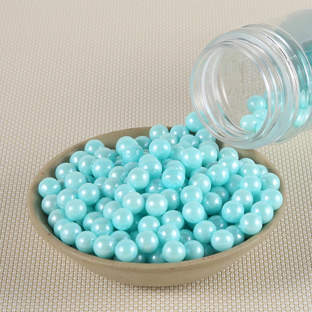 Pearl White Cake Decorative Balls for Baking & Desserts
