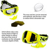 Motorcycle & Off-Road Sports Goggles with Anti-Fog Shield