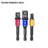 105° Right Angle Drill Attachment with Hex Shank Socket Adapter Set