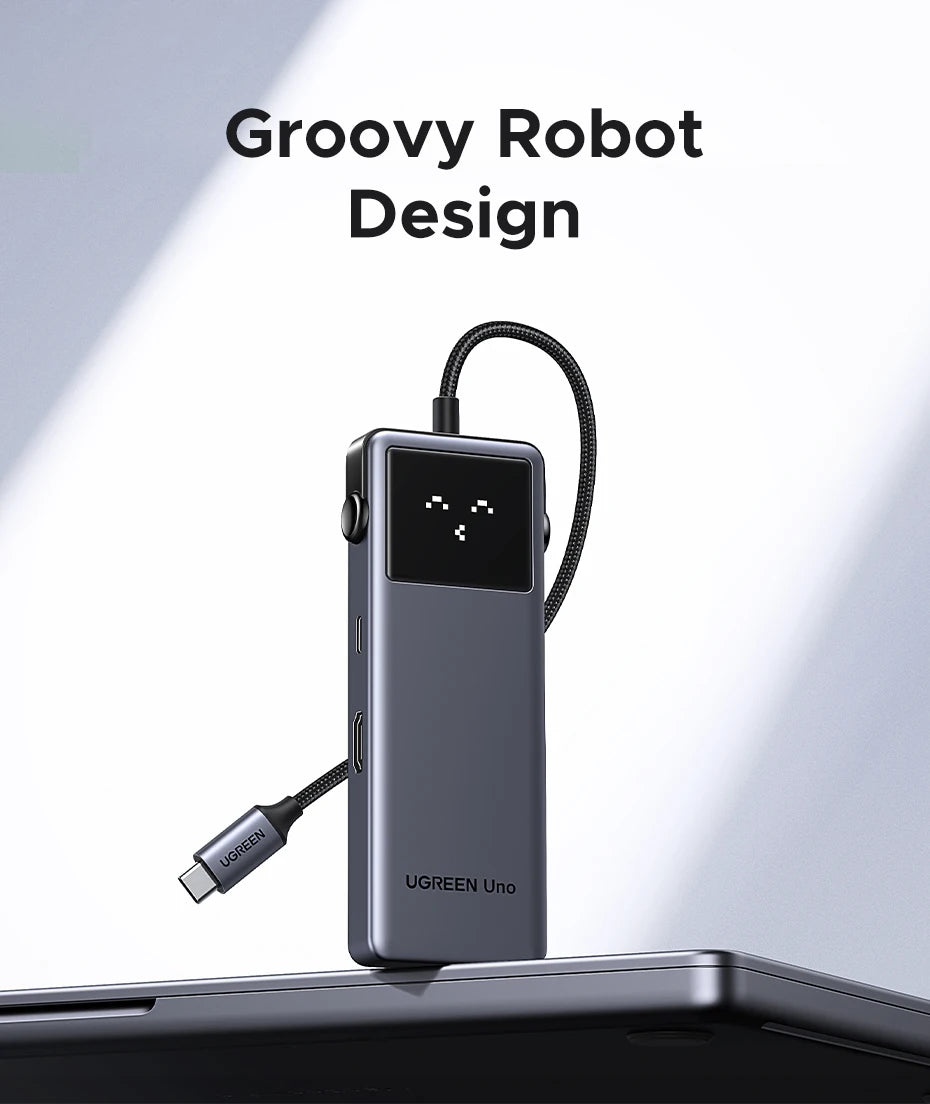 6-in-1 USB-C Hub with 4K HDMI, 10Gbps Data, and 100W Pass-Through Charging