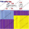 Self-Drilling Roofing Screws with Rubber Washer - Stainless Steel Hex Head