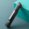 Stainless Steel Folding Utility Knife with Pocket Clip