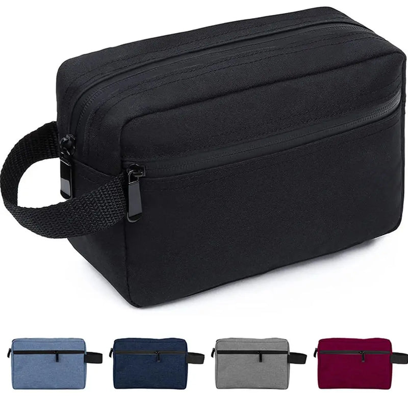 Compact Canvas Toiletry Bag