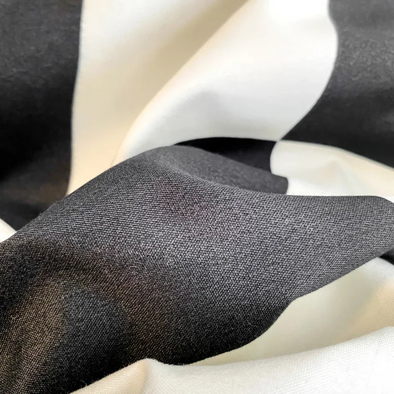 Black and White Plaid Duvet Cover Set with Pillowcases
