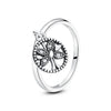 Sterling Silver Heart Ring with Cubic Zirconia
