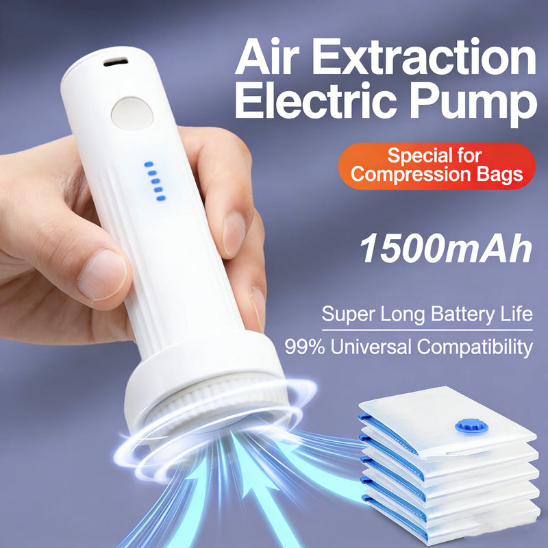 Portable Electric Vacuum Pump for Storage Bags