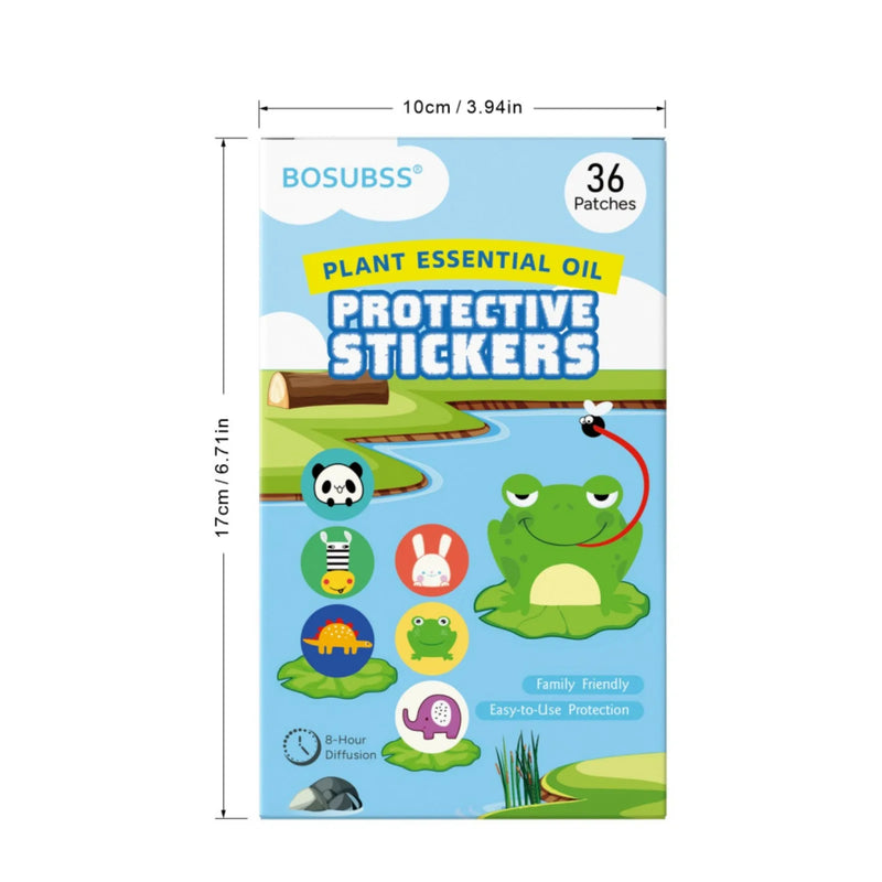 Cartoon Plant Oil Mosquito Repellent Stickers for Kids