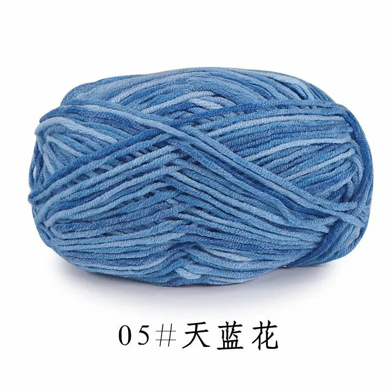 Section-Dyed Milk Cotton Yarn for Knitting and Crochet