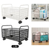 Compact Rolling Utility Cart with Wheels