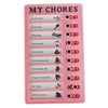 Reusable Kids Chore Chart with Daily Task Checklist