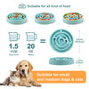 Maze-Design Slow Feeder Dog Bowl