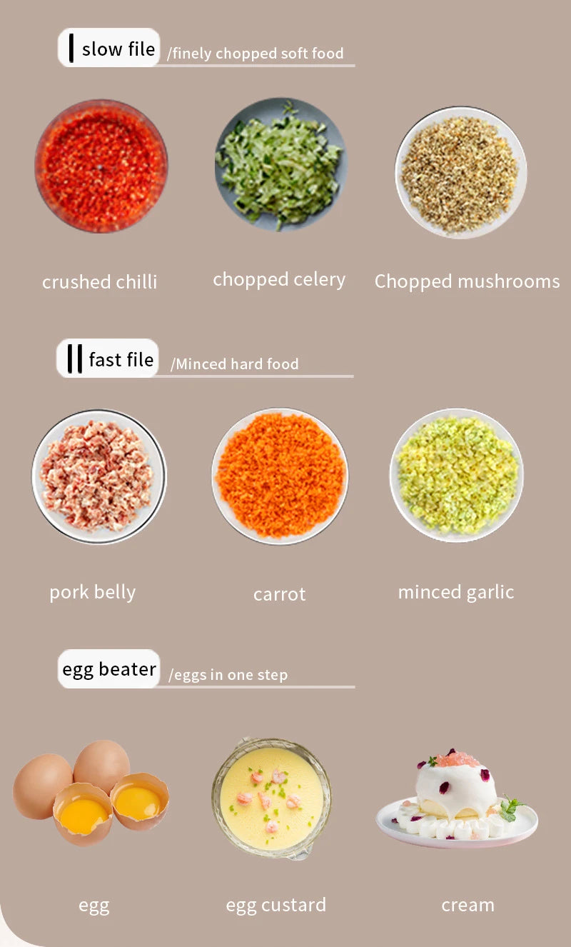 2L Electric Meat Grinder & Food Chopper