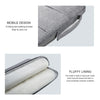 Waterproof Wool Felt Laptop Sleeve with Zipper Closure