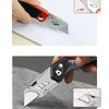 Folding Utility Knife with Replaceable Blade and Safety Lock