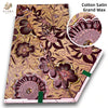 Cotton Satin Grand Wax fabric featuring pink glitter African wax print patterns
