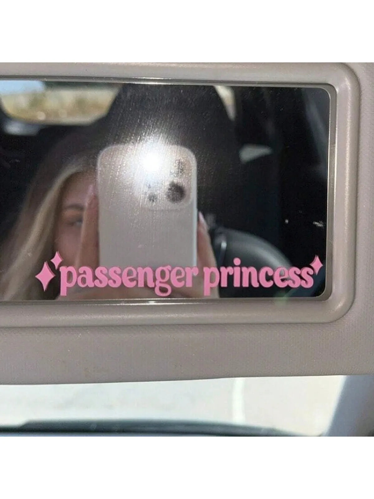 Passenger Princess Car Decal - Cute Waterproof Vinyl Sticker