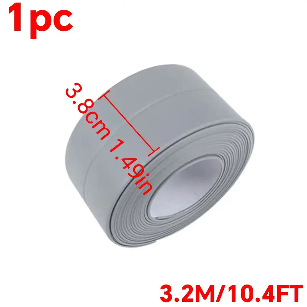 Self-Adhesive Waterproof Caulk Tape for Bathroom & Kitchen Sealing