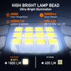 High bright lamp bead product showing multiple yellow LED lights with technical specifications.