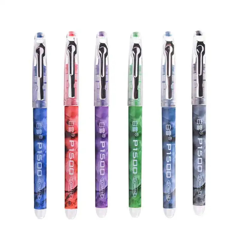 Smooth 0.5mm Gel Pens for School and Office – Set of 6