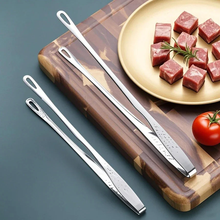 Pinces de Cuisine en Acier Inoxydable Haute Résistance pour Griller et Servir