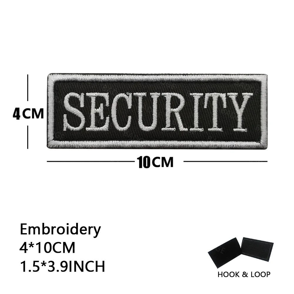 Reflective IR Security Patch with Hook & Loop Backing