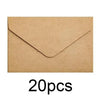 Classic Kraft Paper Envelopes with Window for Weddings & Gifts