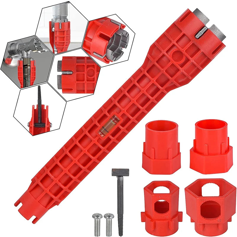 14-in-1 Multi-Function Wrench for Faucet and Sink Plumbing