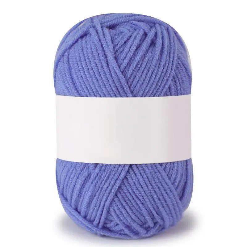Soft Milk Cotton Knitting Yarn – Anti-Pilling 4ply Yarn for Crochet & Knitting