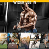 A muscular man is applying cotton athletic finger tape for climbing and martial arts training.