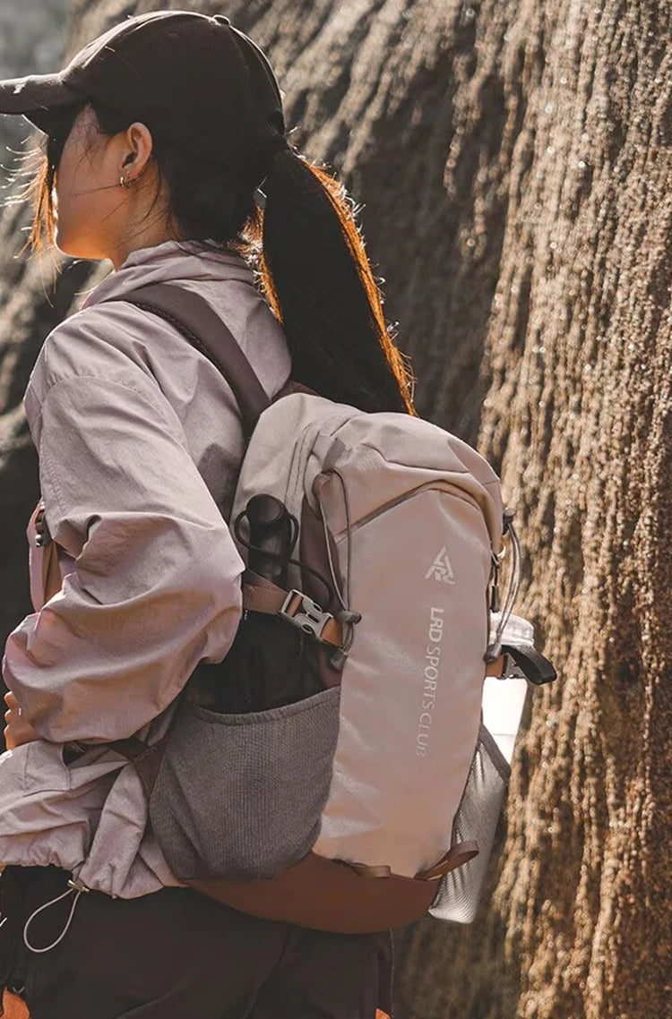 40L Water-Resistant Hiking Backpack with Ventilated Back Panel