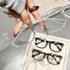 Y2K Leopard Print Square Sunglasses