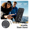 Premium Leather Wallet Case with Card Slots & Kickstand for iPhone