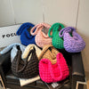 Pleated Plaid Crossbody Bag