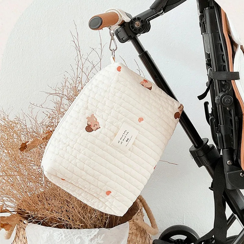 Cotton Stroller Organizer Hanging Diaper Bag