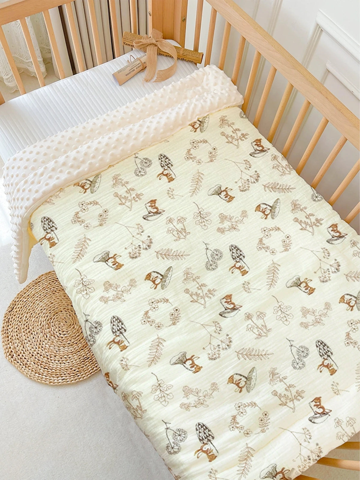 Baby Beanie Blanket – Cozy 3D Fleece Hat and Blanket for Infants and Toddlers