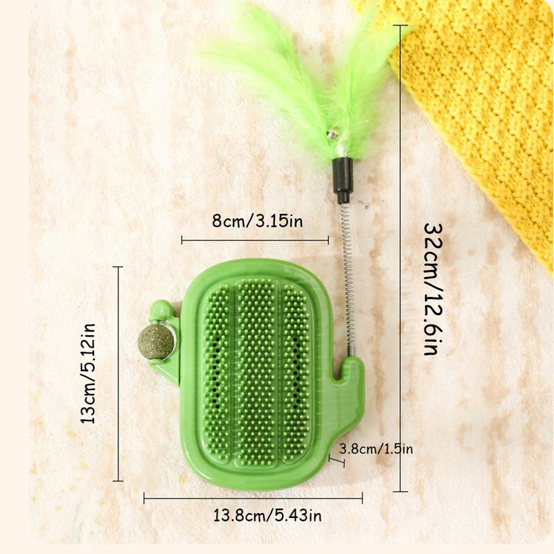 Interactive Cactus Cat Scratcher & Toy