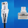 Slim Cat6A Ethernet Patch Cables – 28AWG UTP RJ45 (5-Pack)