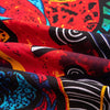 Bohemian Cotton Linen Fabric with Vintage Ethnic Print