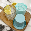 Compact Silicone Ice Cube Tray with Removable Lid