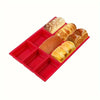 Molde de silicona para mini panes de 9 cavidades