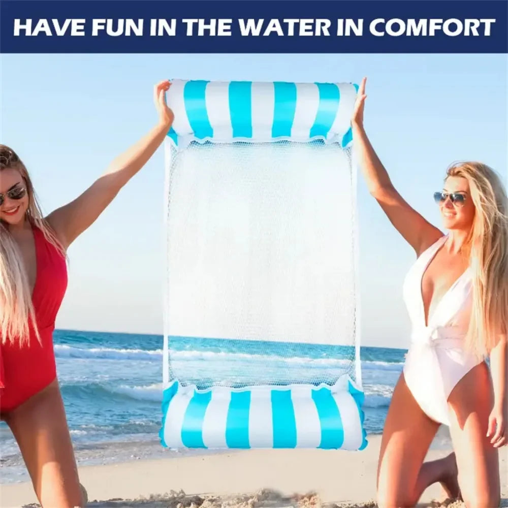 Multi-Use Inflatable Pool Floats and Hammocks