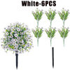 UV-Resistant Faux Orchid Branches for Indoor & Outdoor Decor