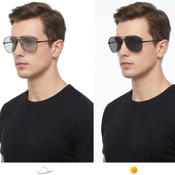 Classic Pilot Photochromic Sunglasses