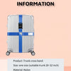 Anti-Theft Luggage Cross Strap with Adjustable Buckle