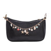 Starfish & Pearl Bag Charm with Metal Chain