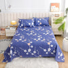 Red Floral Printed Flat Bed Sheet – Soft & Breathable