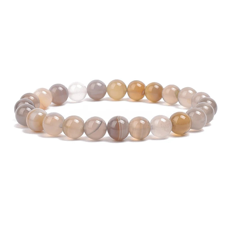 Armband aus Natursteinperlen