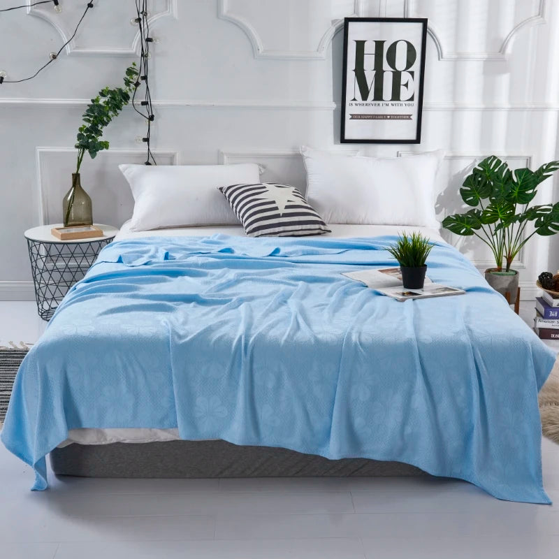 Bamboo Fiber Cooling Blanket for Summer