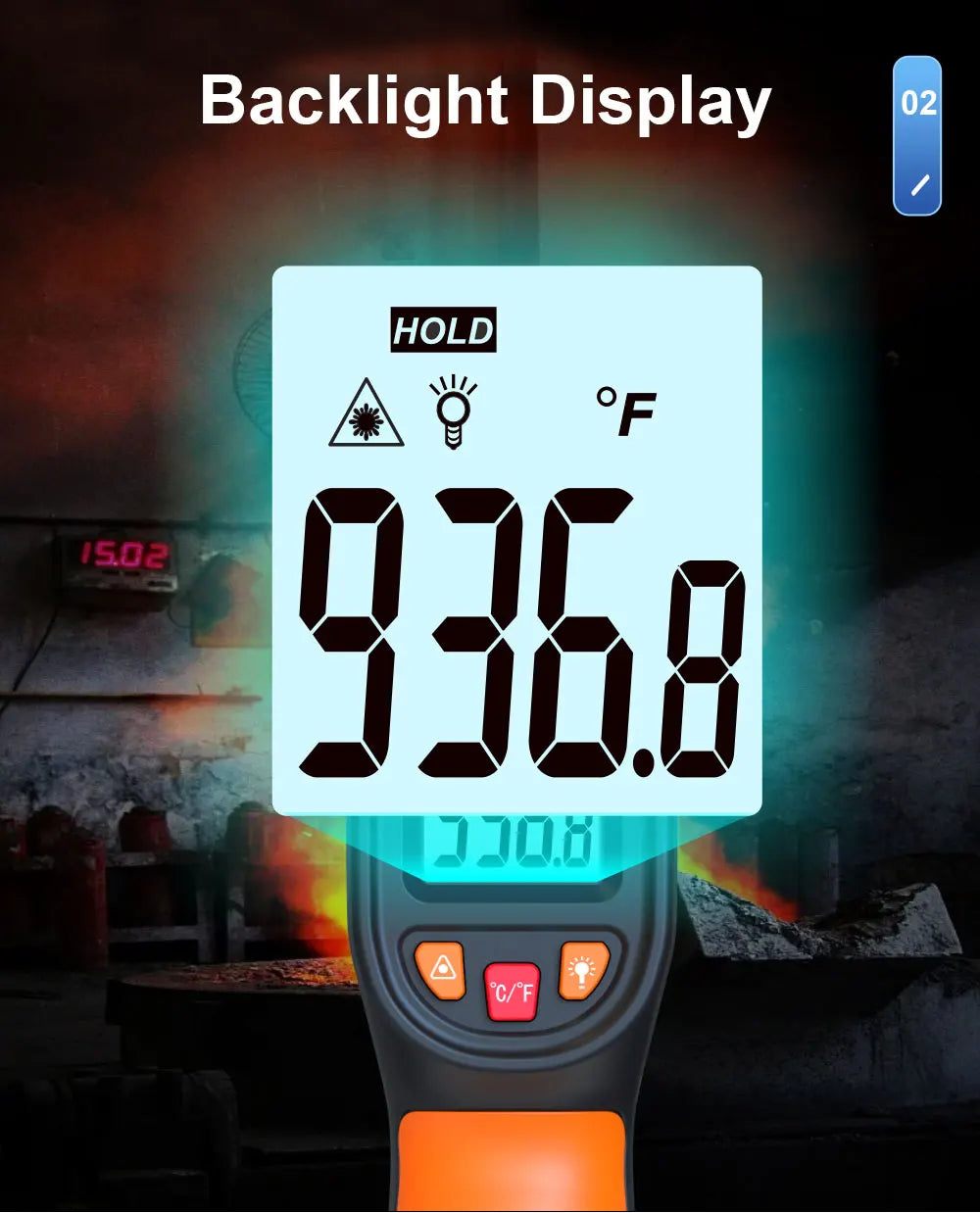 Professional Digital Infrared Thermometer Gun with Laser Targeting