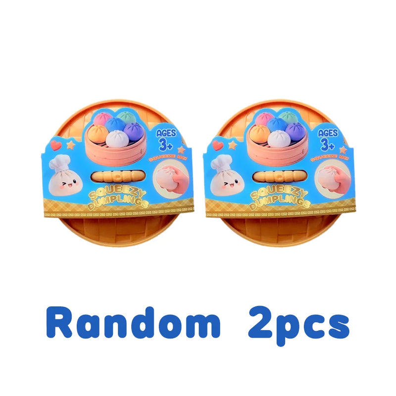 Smiley Face Dumpling Squishy Toy